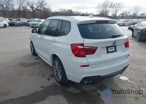 2016 BMW X3 xDrive28I z USA, uszkodzony, nr VIN 5UXWX9C50G0D64464